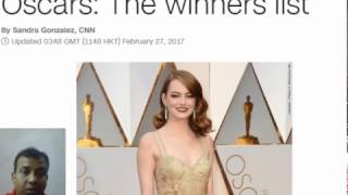 Oscars Winners List 2017 Part 1