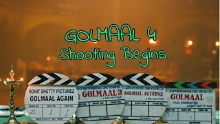 Golmaal 4 Shooting Begins