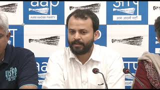 Aap Leader Ashish Khetan Briefs on how mob of people heckled him & Minister Imran Hussian at Sect