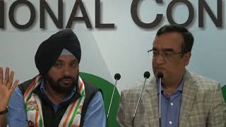 AICC Press Briefing on Arvinder Singh Lovely returns to the Congress after quitting the BJP