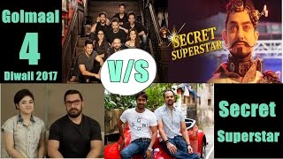 Golmaal 4 Vs Secret Superstar Clash In Diwali