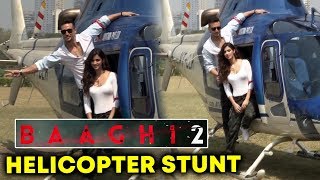 Baaghi 2 Trailer Launch | HELICOPTER RIDE | Tiger Shroff, Disha Patani