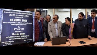 Dy CM e-inaugurates 2 Receiving Stations in Budgam