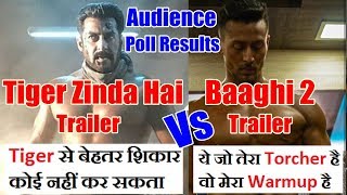 Tiger Zinda Hai Vs Baaghi 2 Trailer I Audience Poll Results