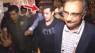 Salman Khan HIGH SECURITY Entry At TiE Global Summit 2018 | TGS 2018