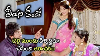 Teeyani Kalavo Scenes - 2017 Telugu Movie Scenes - Chalaki Chanti Comedy With Kasi Vishwanath