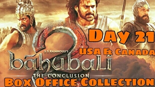 Bahubali 2 Box Office Collection Day 21 USA And Canada