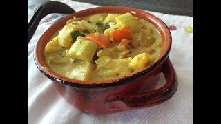 Easy Veg Coconut Curry Recipe | How to make coconut curry