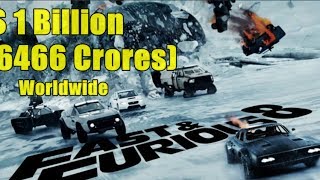 Fast And The Furious 8 Collects 1 Billion Dollars At Worldwide Scale
