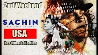 Sachin A Billion Dreams Box Office Collection 2nd Weekend USA