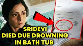 Sridevi DIED Of Accidental Drowning, Alcohol Traces Found In BODY
