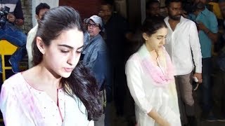 Sara Ali Khan Visits Anil Kapoor's House | Sridevi Last Respect