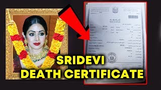 Sridevi Death Certificate Issued In Arabic, To Be Translated In India