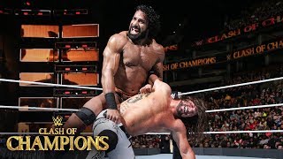 AJ Styles fights through the pain against Jinder Mahal: WWE Clash of Champions 2017