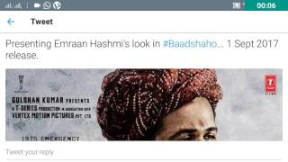 Emraan Hashmi looks Promising In Baadshaho New Poster