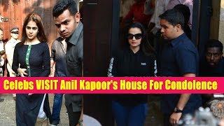 Genelia D'Souza , Jacqueline Fernandez And Many Celebs Visit Anil Kapoor House