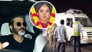 Anil Kapoor Reaches Airport To Bring Sridevi Body | श्रीदेवी का पार्थिव शरीर In Mumbai