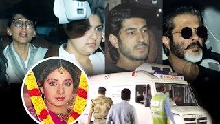 Sonam Kapoor, Anil Kapoor, Anushula, Mohit Marwah REACHES Airport To Bring Sridevi Mortal Remains