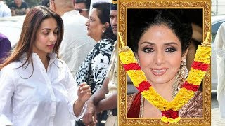Malaika Arora Arrives To Pay Last Respect To Sridevi
