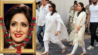 Sara Ali Khan Arrives To Pay Last Respect To Sridevi
