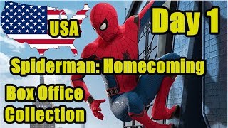 Spiderman Homecoming Box Office Collection Day 1 USA I Tom Holland