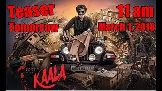 Kaala Teaser Out Tomorrow At 11 Am I Rajinikanth