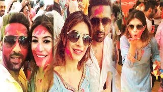 Bandagi Kalra & Puneesh Sharma Celebrates HOLI With Colors