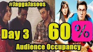 Jagga Jasoos Audience Occupancy Report Day 3 Morning Show