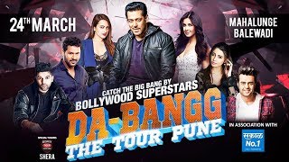 Salman Khan Announces DA-BANGG The Tour Pune | Sonakshi, Prabhu Deva, Katrina, Daisy, Manish Paul