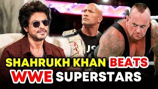 Shahrukh Khan BEATS WWE Superstar Undertaker And The Rock