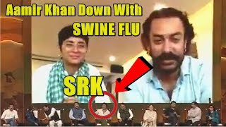 Aamir Khan Down With Swine Flu, SRK Comes To Rescue