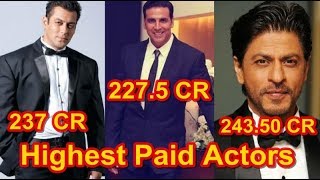 SRK, Salman And Akshay Kumar Makes It To World's Top 10 Highest Paid Actors List 2017