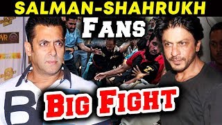 FAN WAR - Shahrukh And Salman FANS FIGHT On The Issue Of Wikipedia