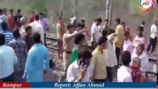 ट्रेन हादसा- रामपुर में राज्यरानी एक्सप्रेस के 8 डिब्बे पटरी से उतरे, 60 घायल