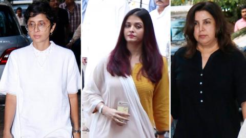 Aishwarya Rai Bachchan, Kiran Rao, Farah Khan Attend Late Shammi Aunty Prayer Meet