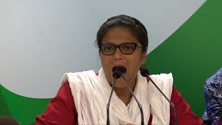 AICC Press Briefing By Sushmita Dev and Rajani Patil in Congress HQ on the Women's Reservation Bill.