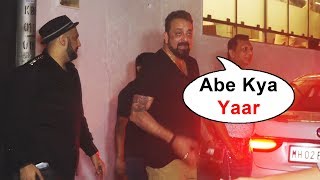 Sanjay Dutt GETS ANGRY On Media At A Party