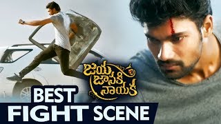 Bellamkonda Srinivas Saves Jagapathi Babu - Best Fight Scene - Jaya Janaki Nayaka Movie
