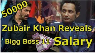 Zubair Khan Salary In Bigg Boss 11