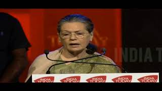UPA Chairperson Smt. Sonia Gandhi's Speech | India Today Conclave-2018