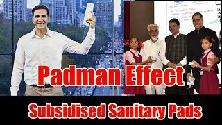 Padman Movie Effect I Subsidised Saniatary Pads For Maharashtra Women