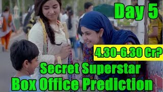 Secret Superstar Box Office Prediction Day 5