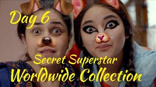Secret Superstar Worldwide Box Office Collection Day 6