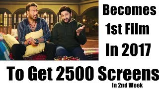 Golmaal Again Becomes First Movie In 2017 To Get 2500 Screens In Second Week