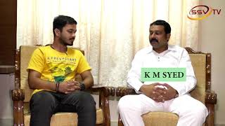 K M Sayyad Koppala JDS Head Namma Atithi SSV TV With Nitin Kattimani