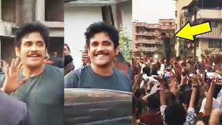 Officer | Nagarjuna Shooting in Mumbai Virar | Fans Go Crazy