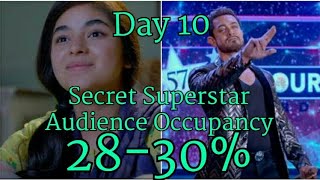 Secret Superstar Audience Occupancy Report Day 10 Morning Shows