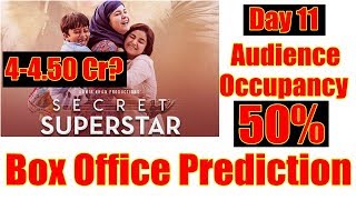 Secret Superstar Audience Occupancy And Collection Prediction Day 11