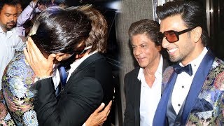 Shahrukh Khan KISSES And HUGS Ranveer Singh At HELLO Hall Of Fame Awards 2018