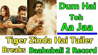 Tiger Zinda Hai Trailer Breaks Baahubali 2 Trailer Record In This Way